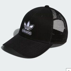 ADIDAS originals mens tracker hat trefoil logo Black